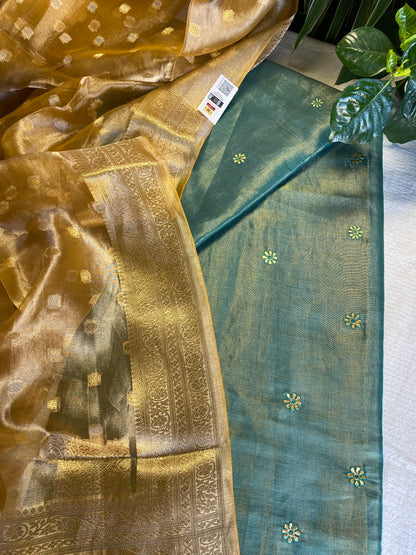 Pure Tissue Silk - sea green